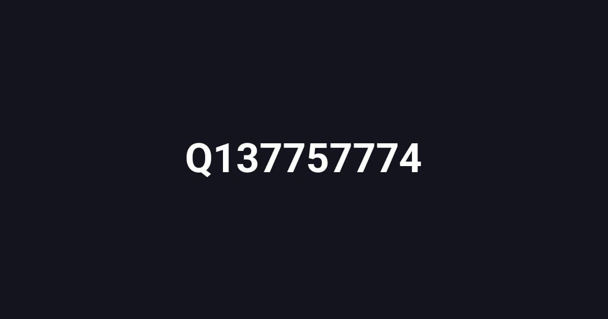 Q137757774