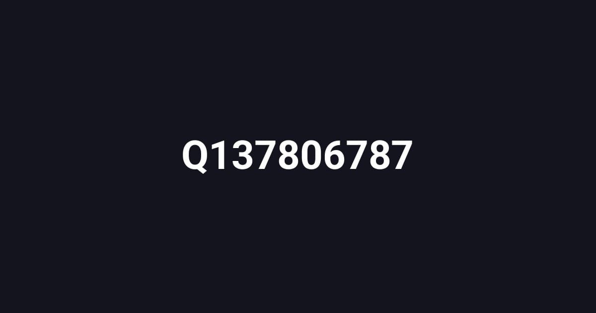Q137806787