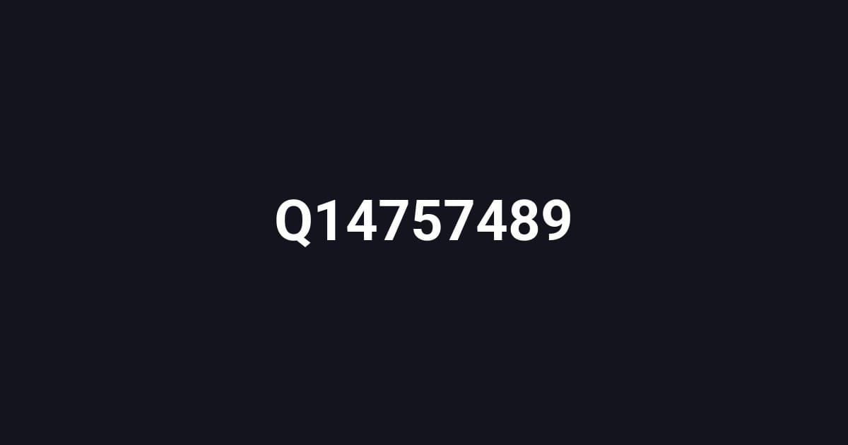 Q14757489