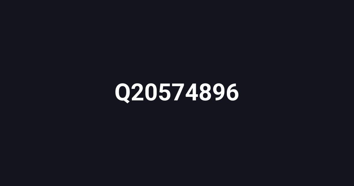Q20574896