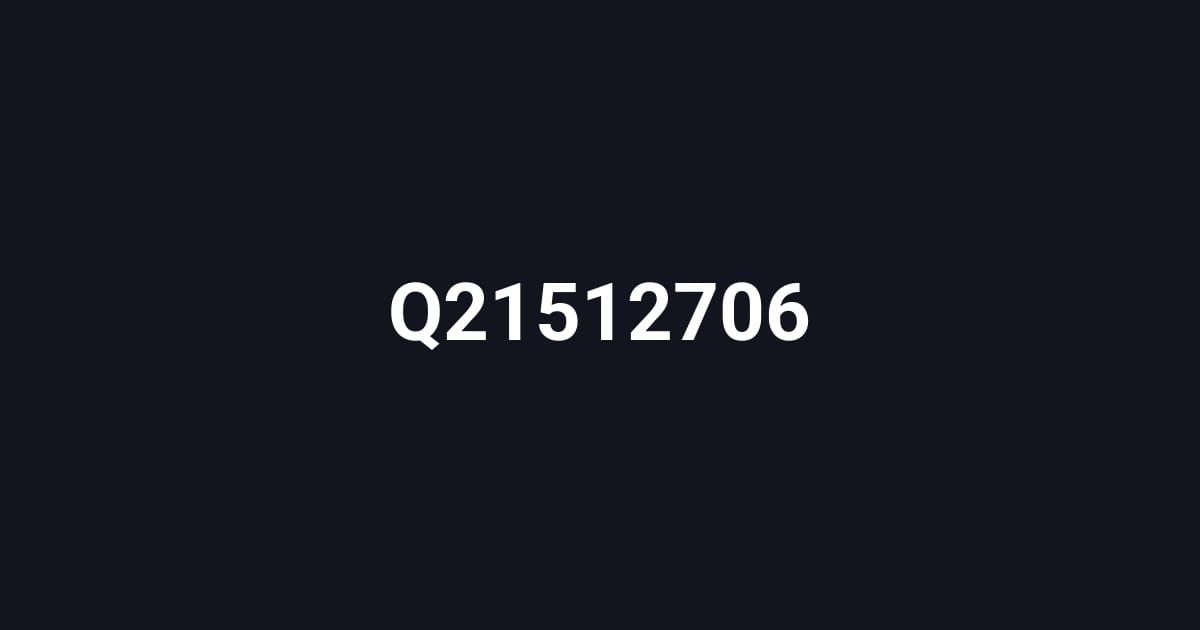 Q21512706