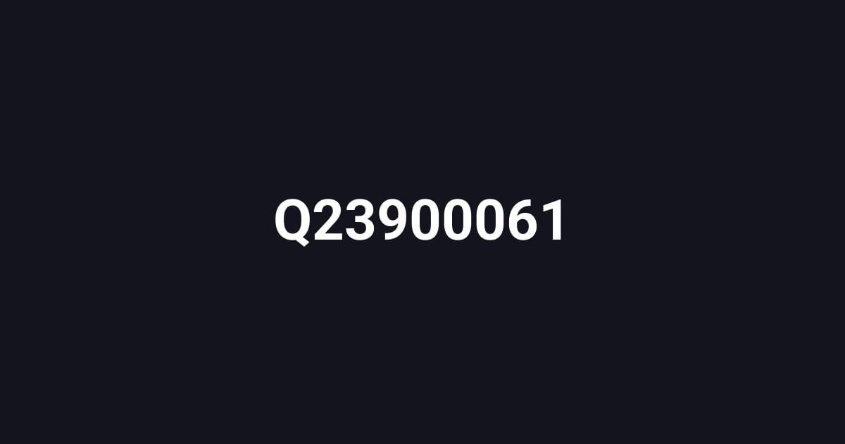 Q23900061