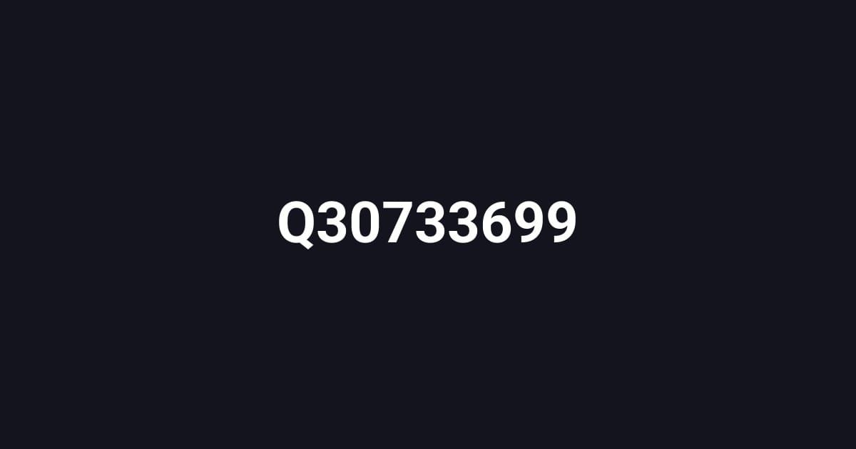 Q30733699