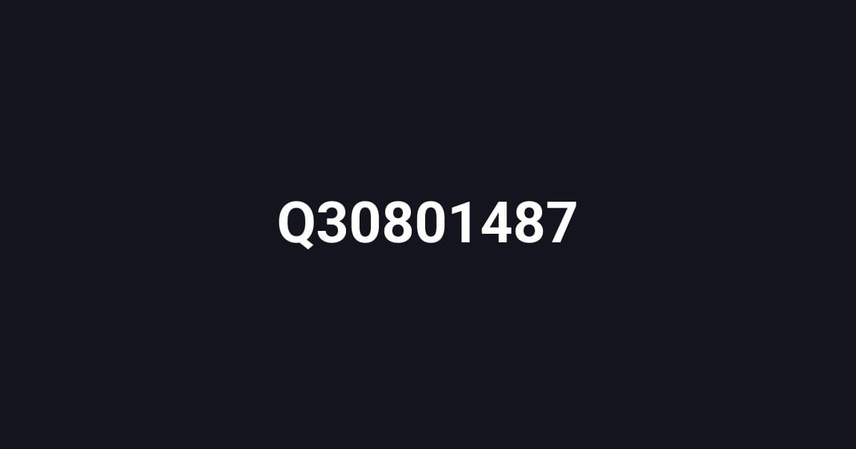 Q30801487