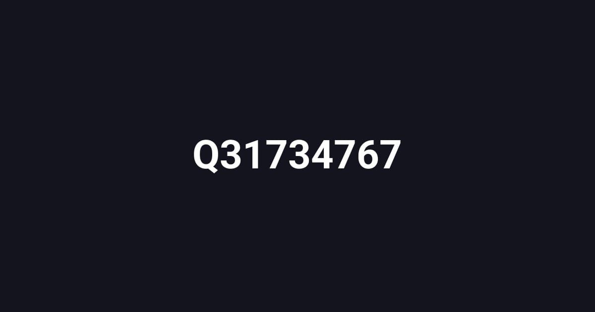 Q31734767