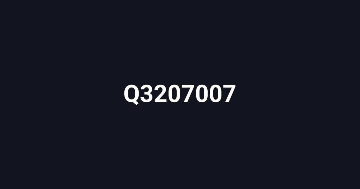 Q3207007