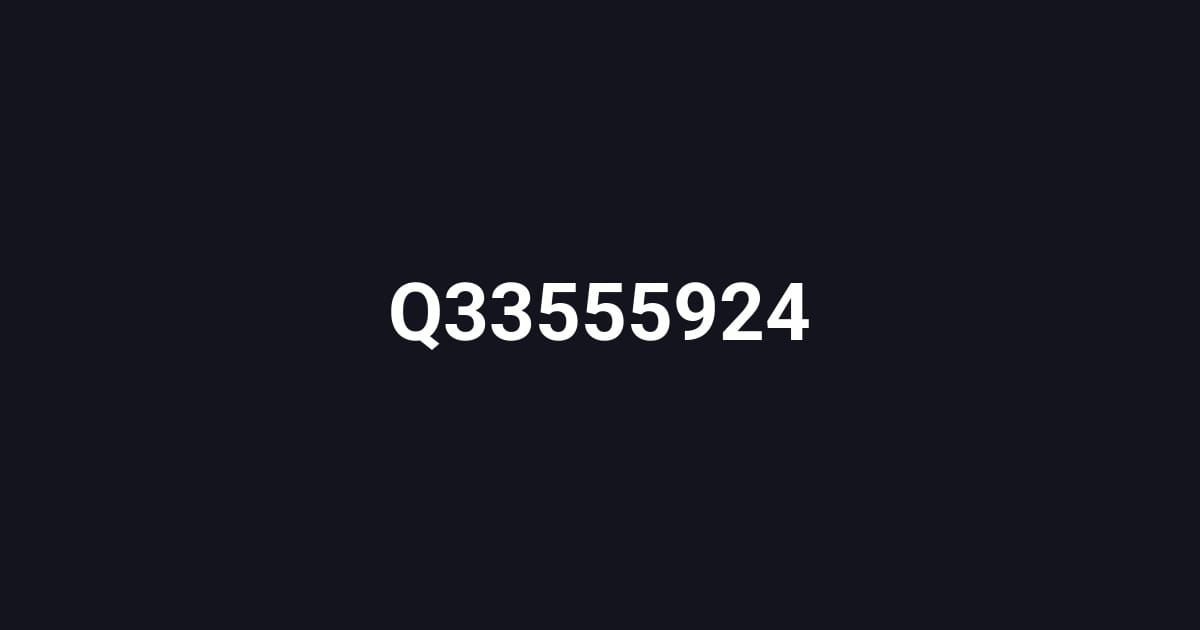 Q33555924
