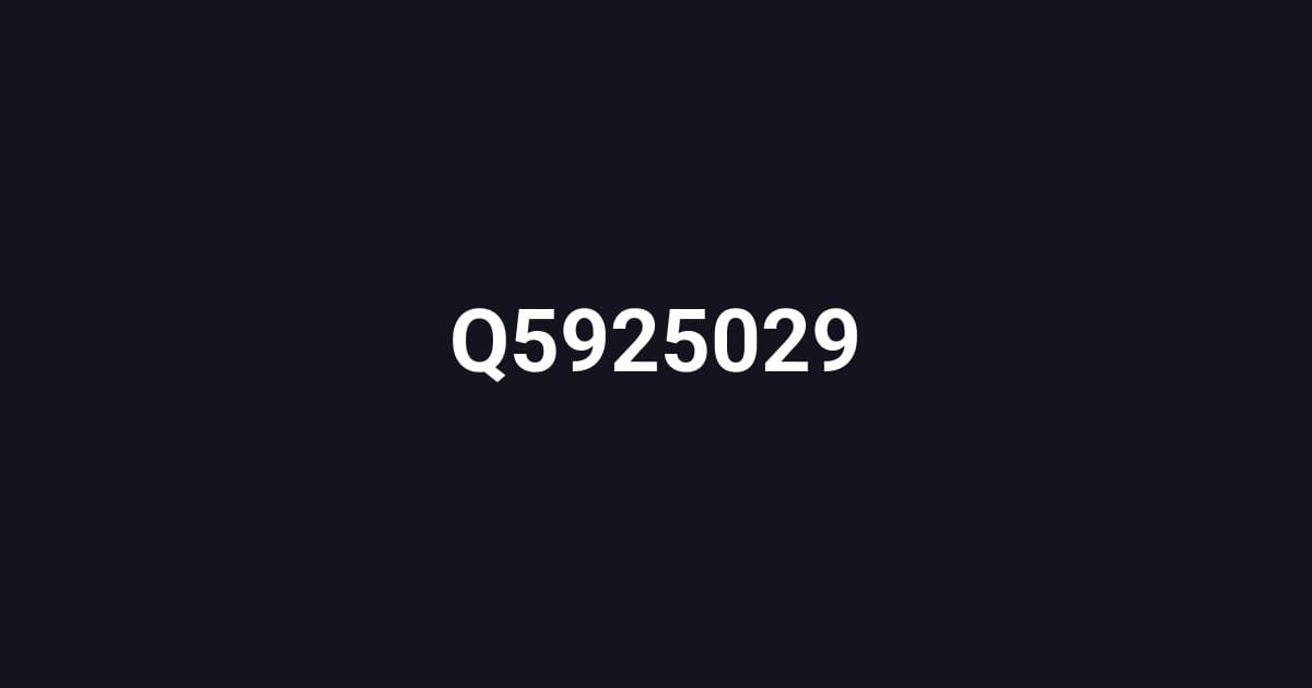 Q5925029