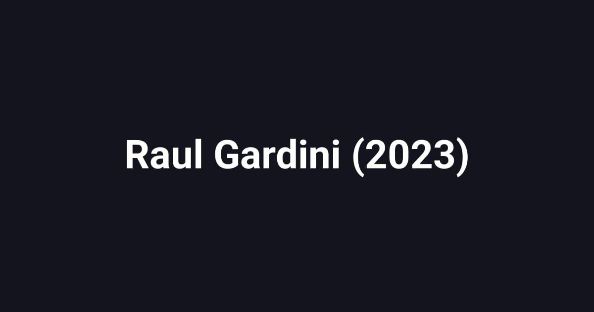 Raul Gardini (2023)