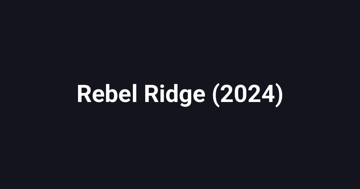 Rebel Ridge (2024)