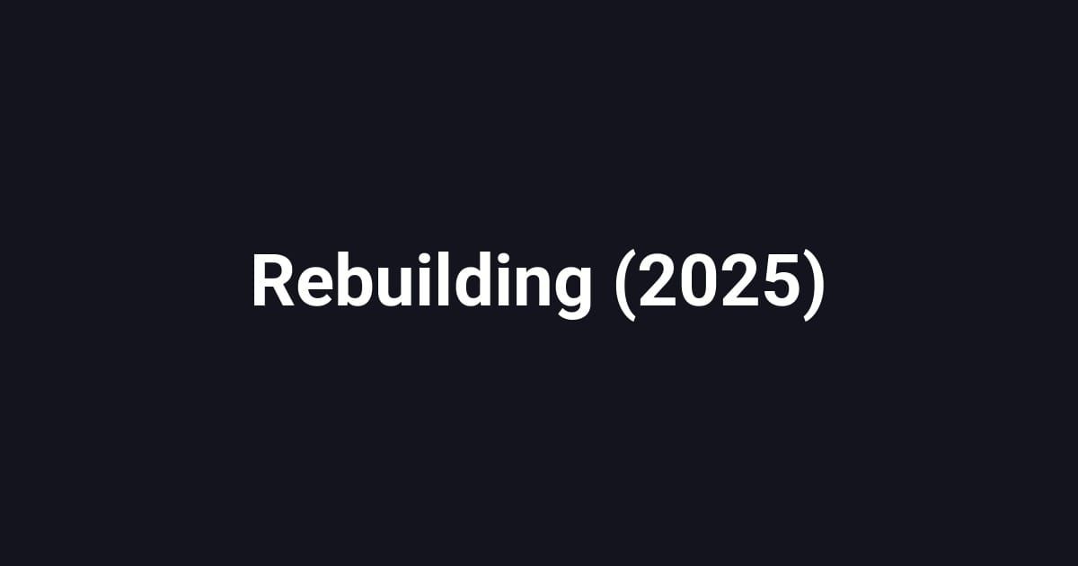 Rebuilding (2025)