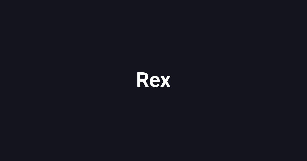 Rex: A Dinosaur's Story