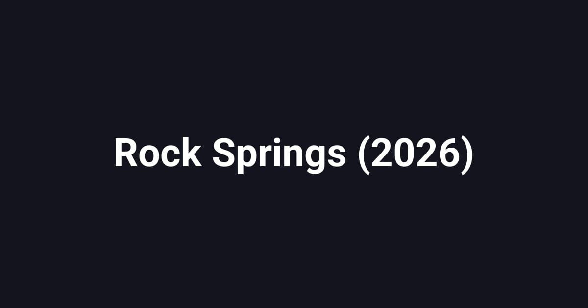 Rock Springs (2026)
