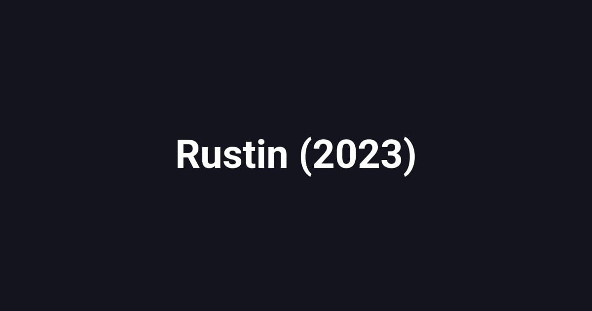 Rustin (2023)