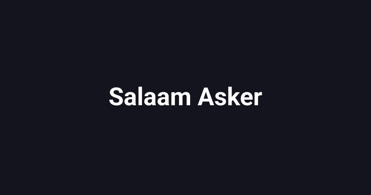 Salaam Asker