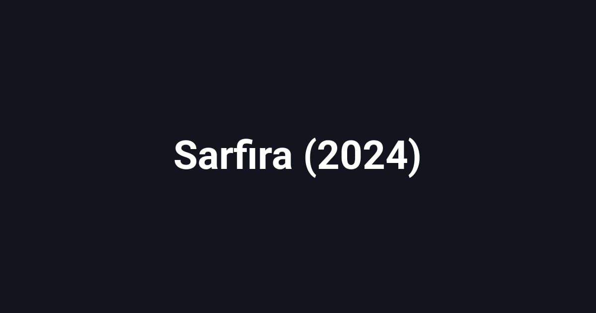 Sarfira (2024)