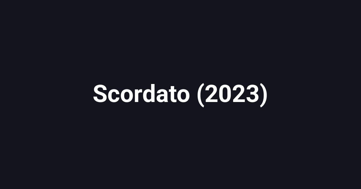 Scordato (2023)