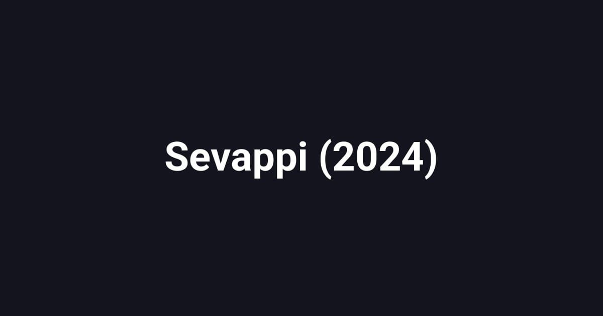 Sevappi (2024)