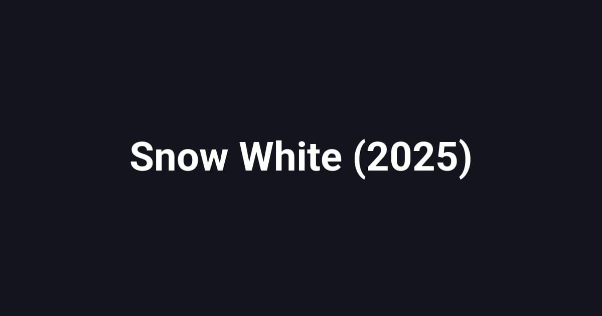 Snow White (2025)