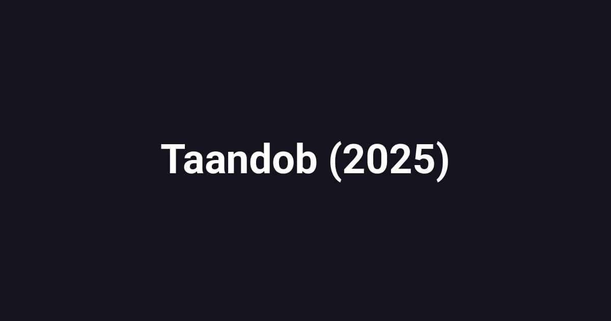 Taandob (2025)