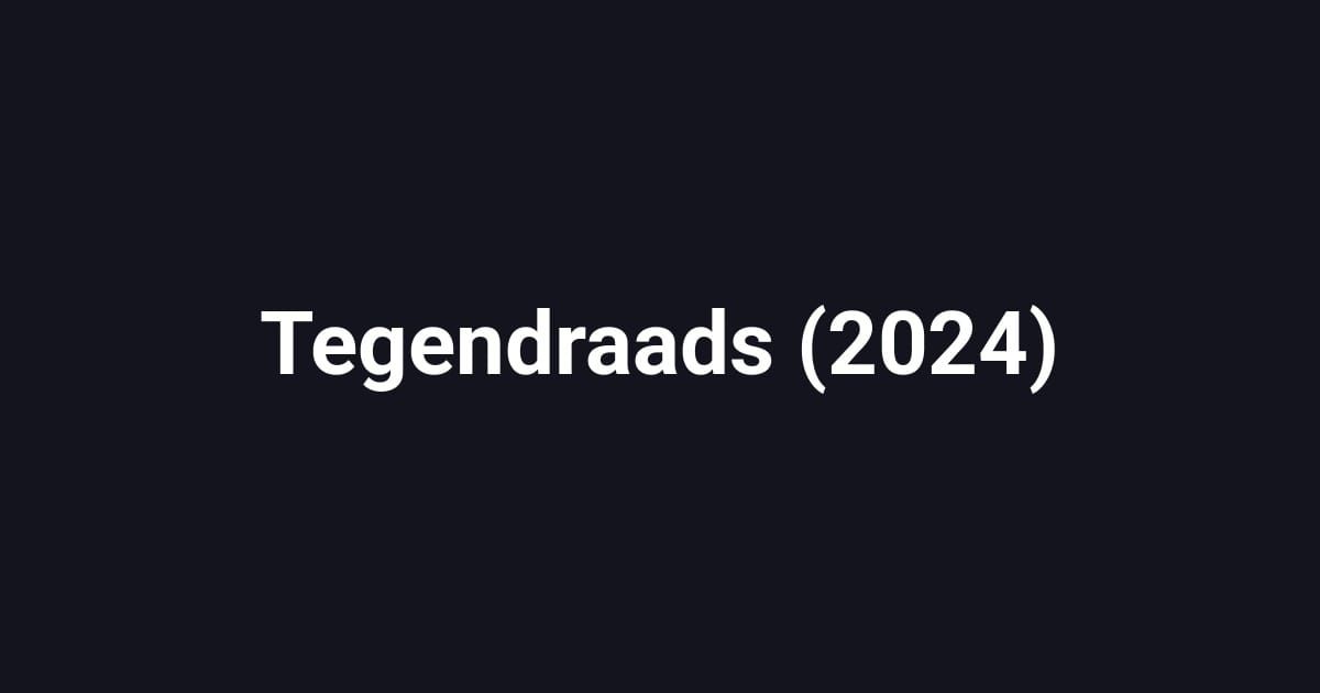 Tegendraads (2024)