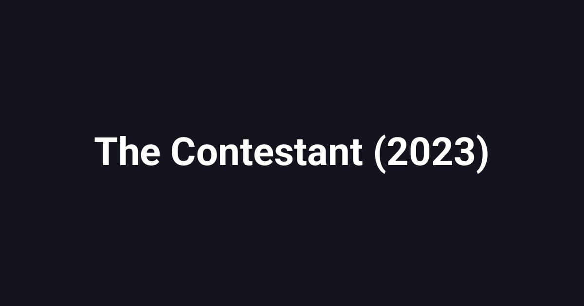 The Contestant (2023)