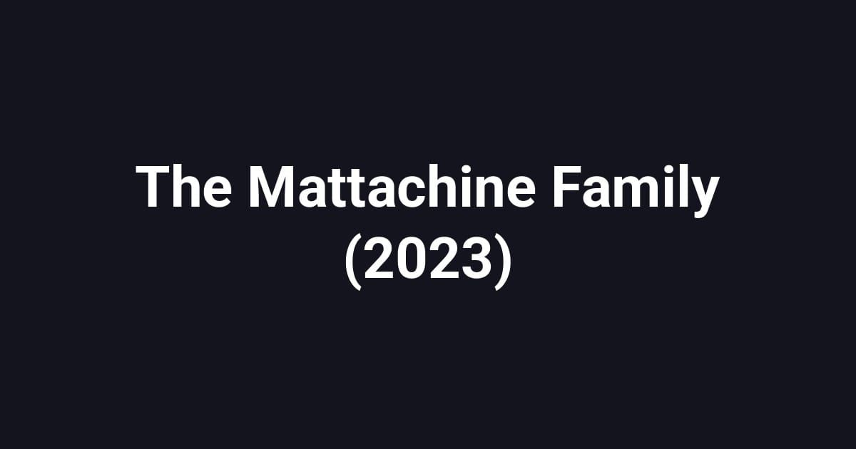 The Mattachine Family (2023)
