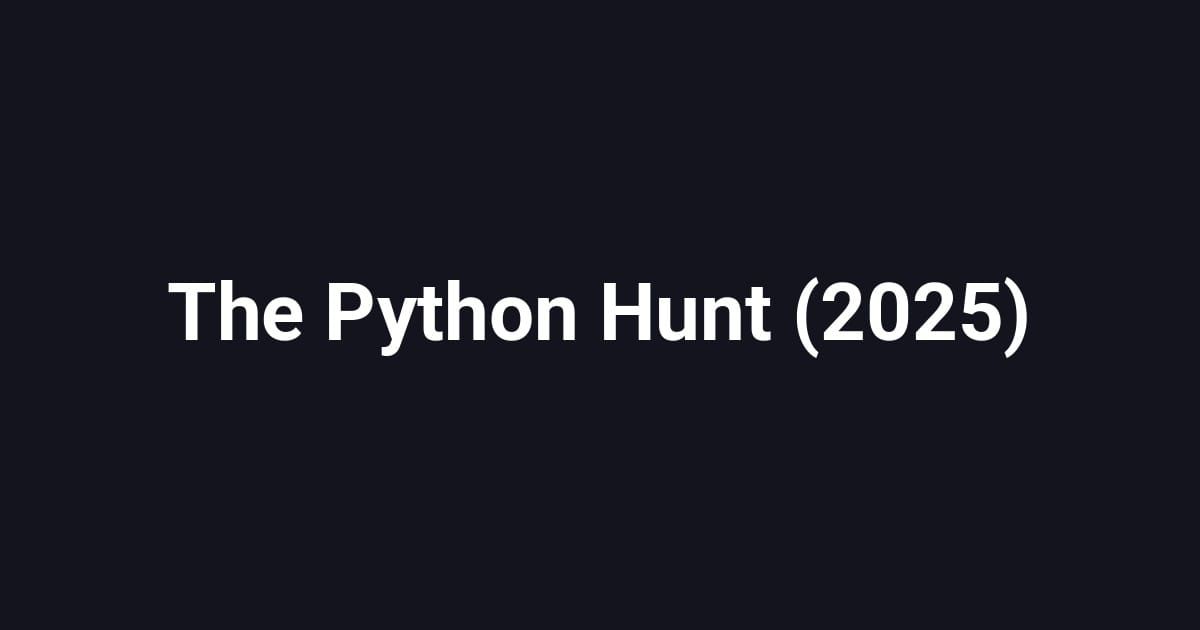 The Python Hunt (2025)
