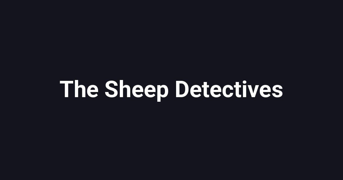 The Sheep Detectives