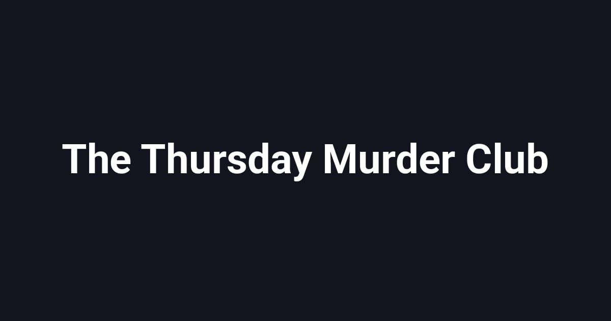 The Thursday Murder Club