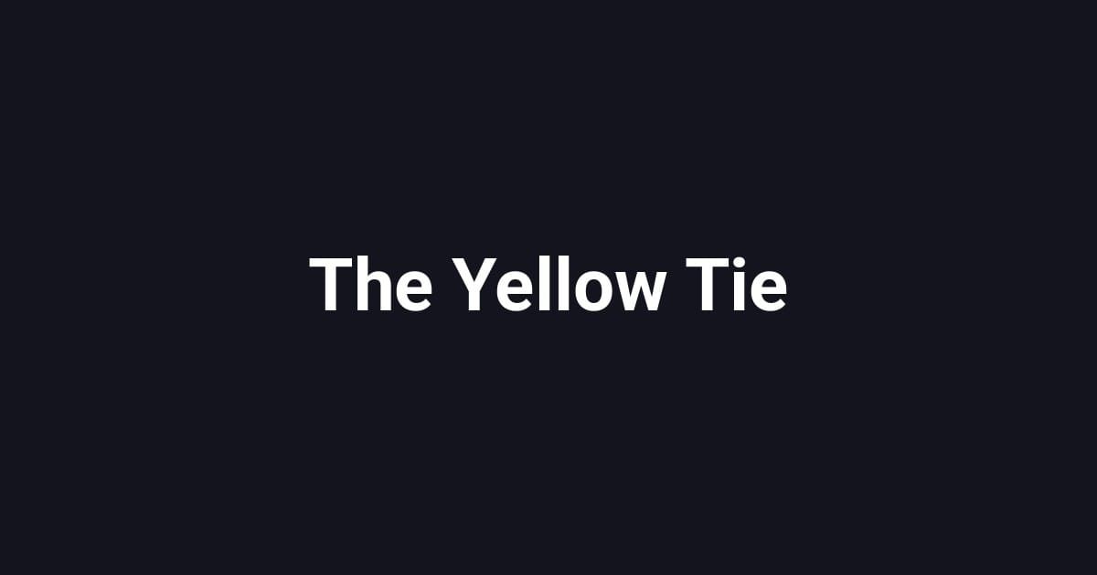 The Yellow Tie