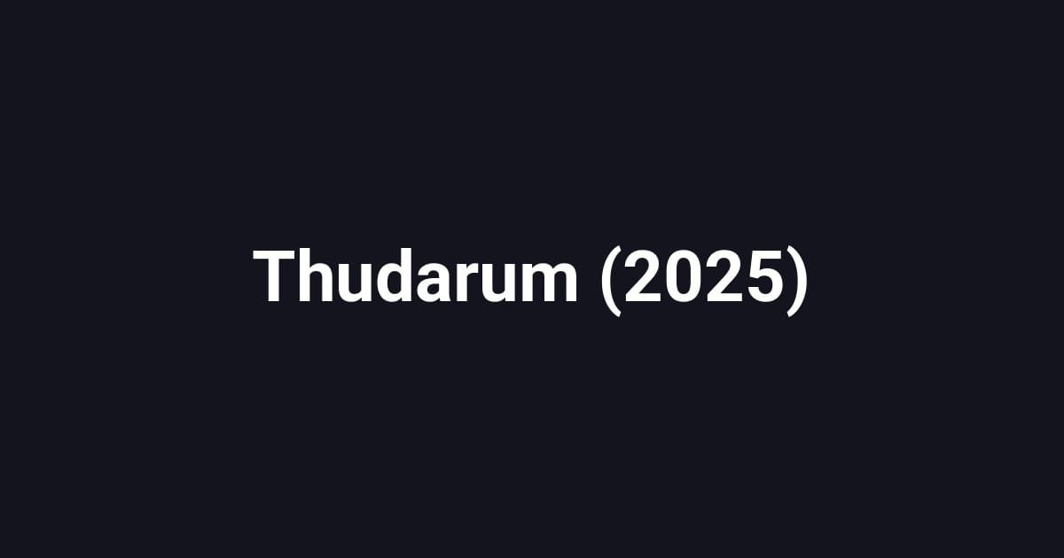 Thudarum (2025)