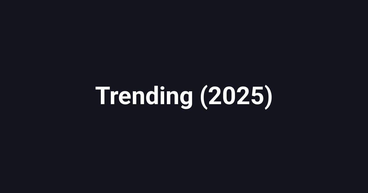 Trending (2025)