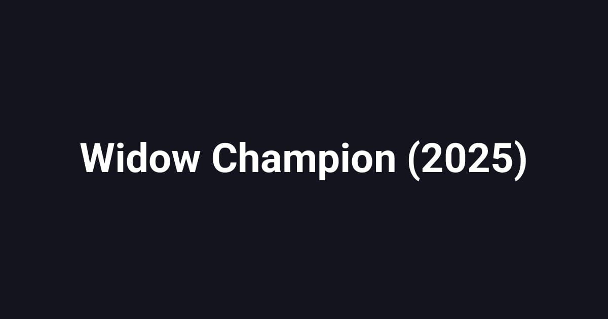 Widow Champion (2025)