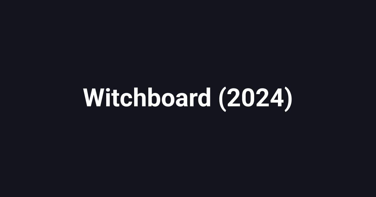Witchboard (2024)