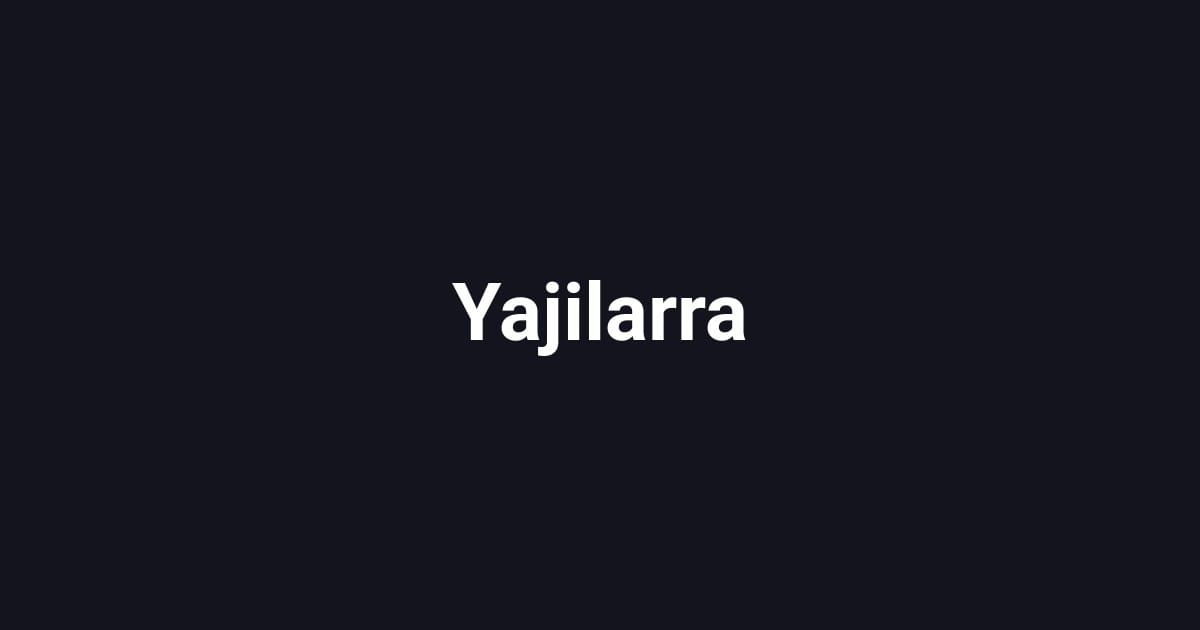 Yajilarra