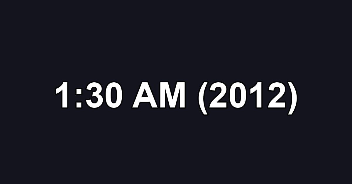 1:30 AM (2012)