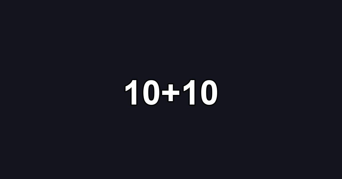 10+10