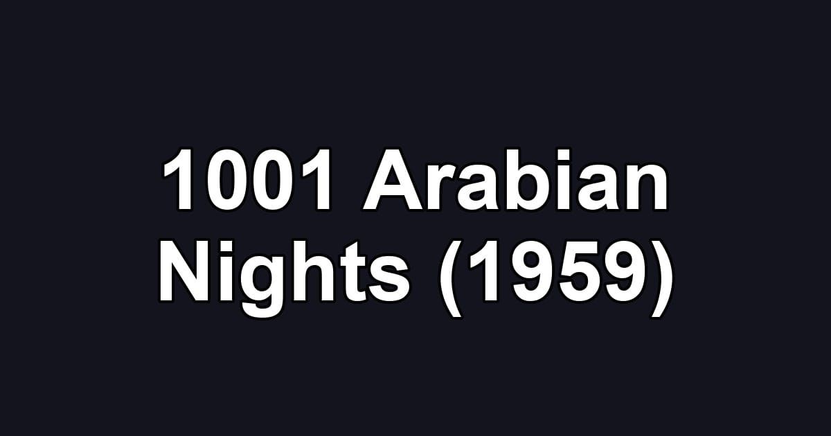 1001 Arabian Nights (1959)