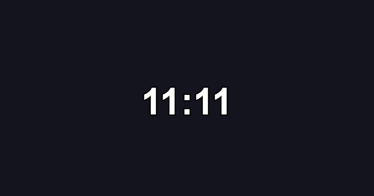 11:11
