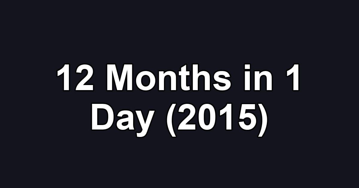 12 Months in 1 Day (2015)