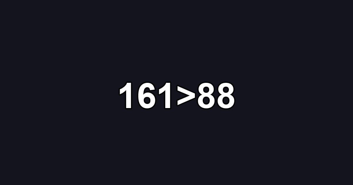 161>88