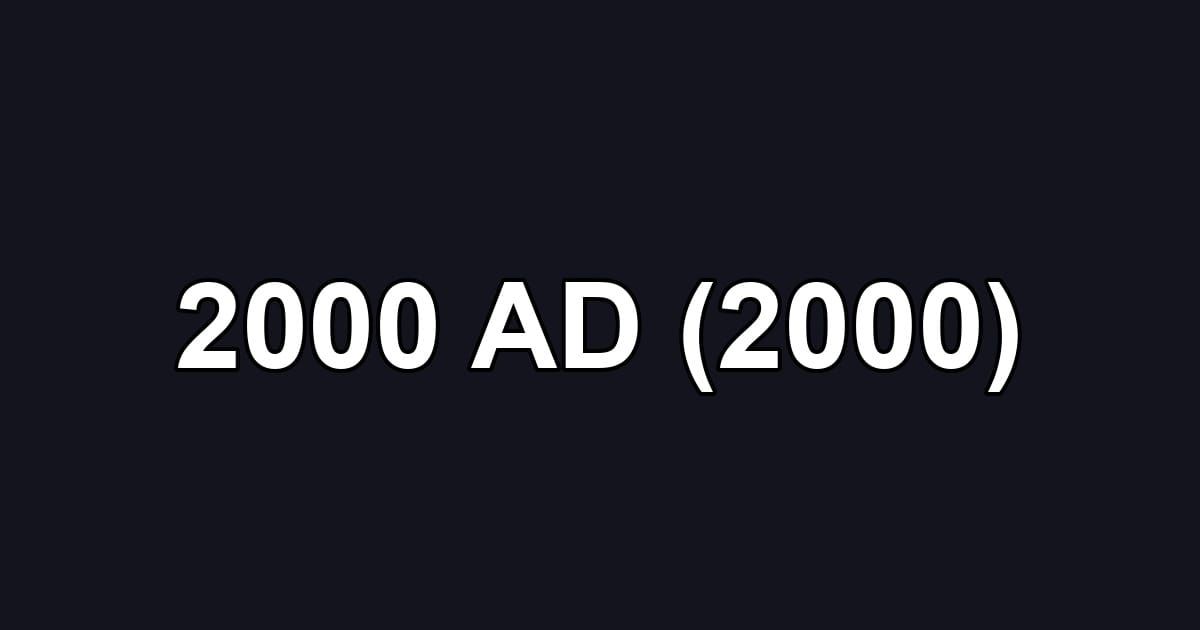 2000 AD (2000)