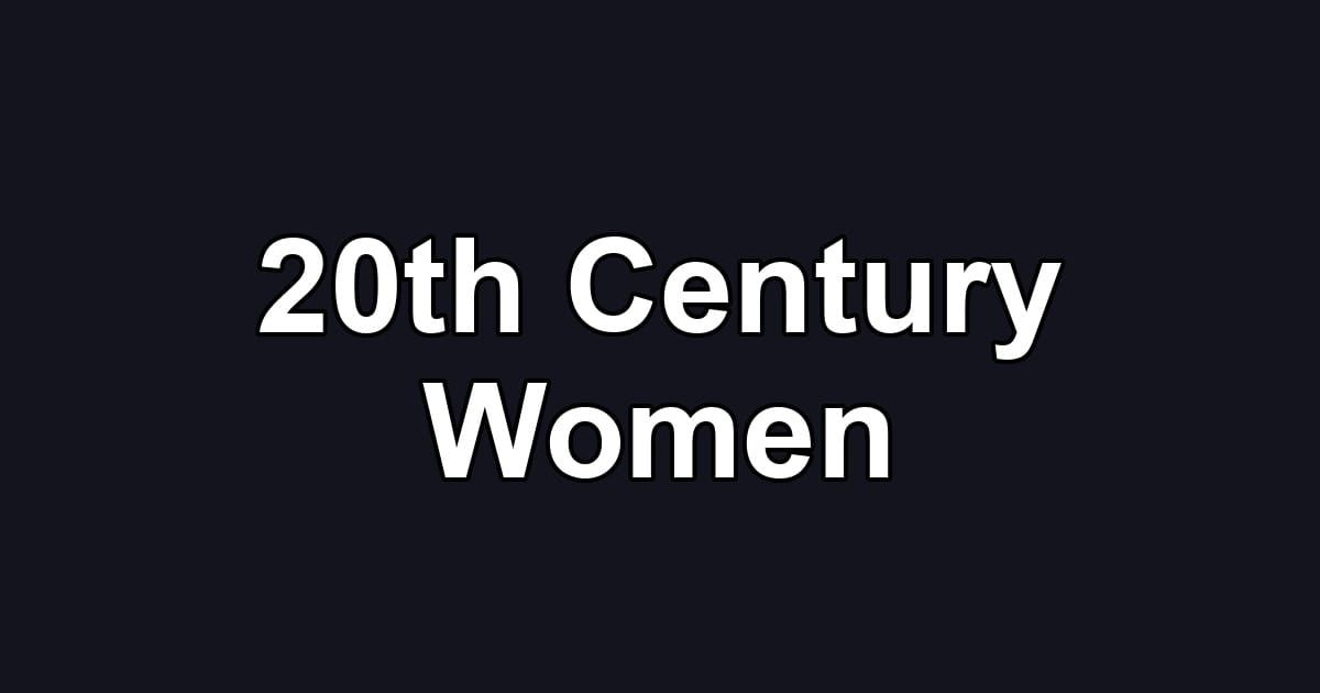 20th Century Women