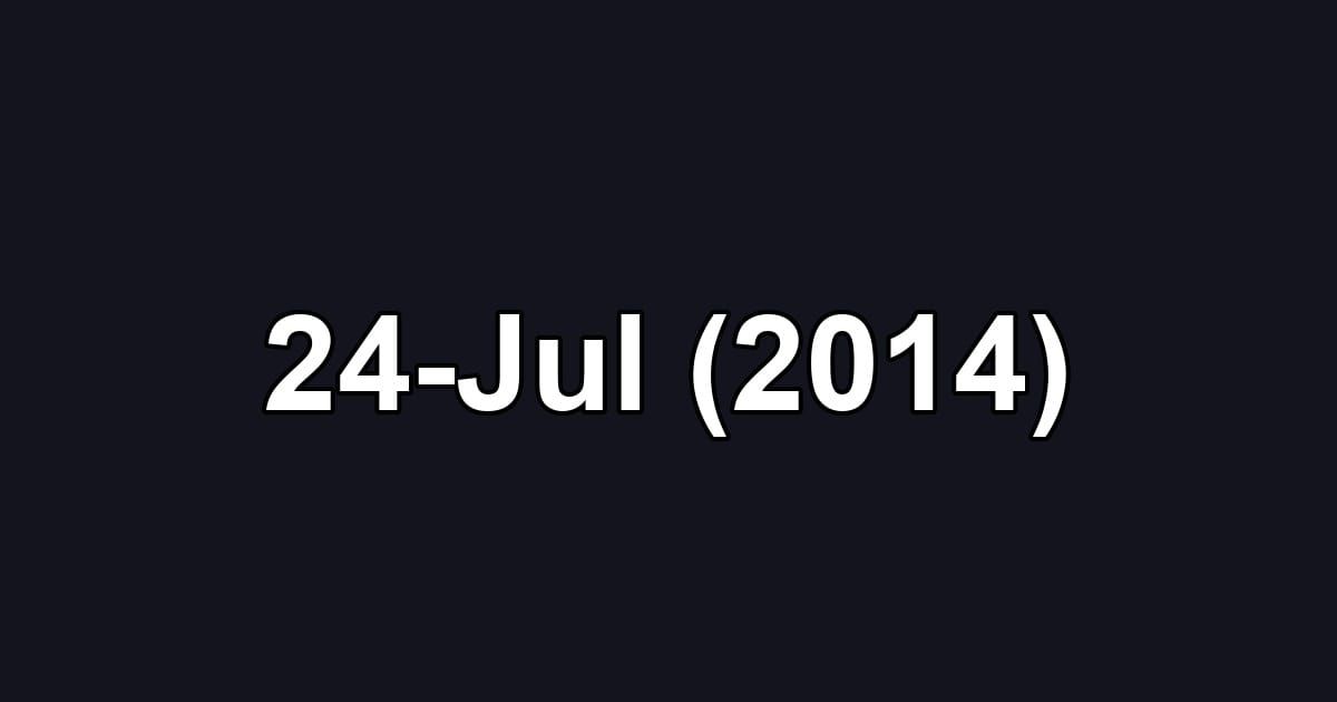 24-Jul (2014)