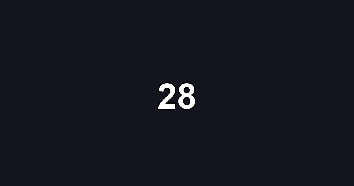 28