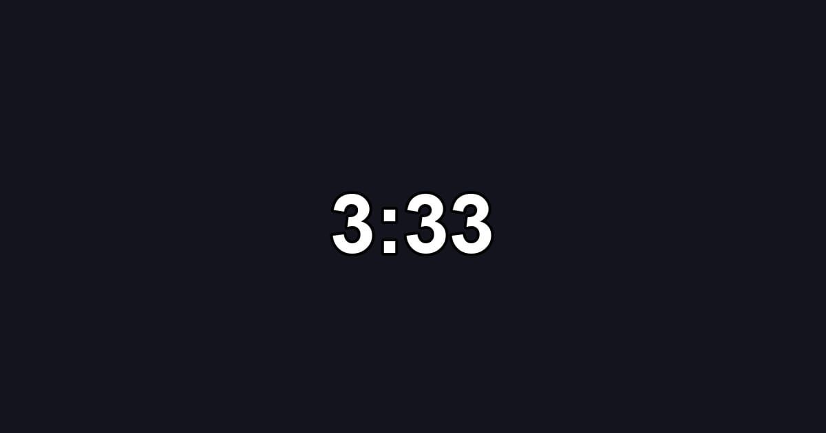 3:33