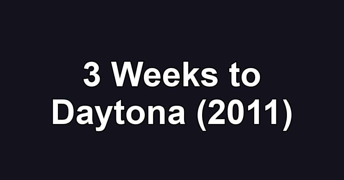 3 Weeks to Daytona (2011)