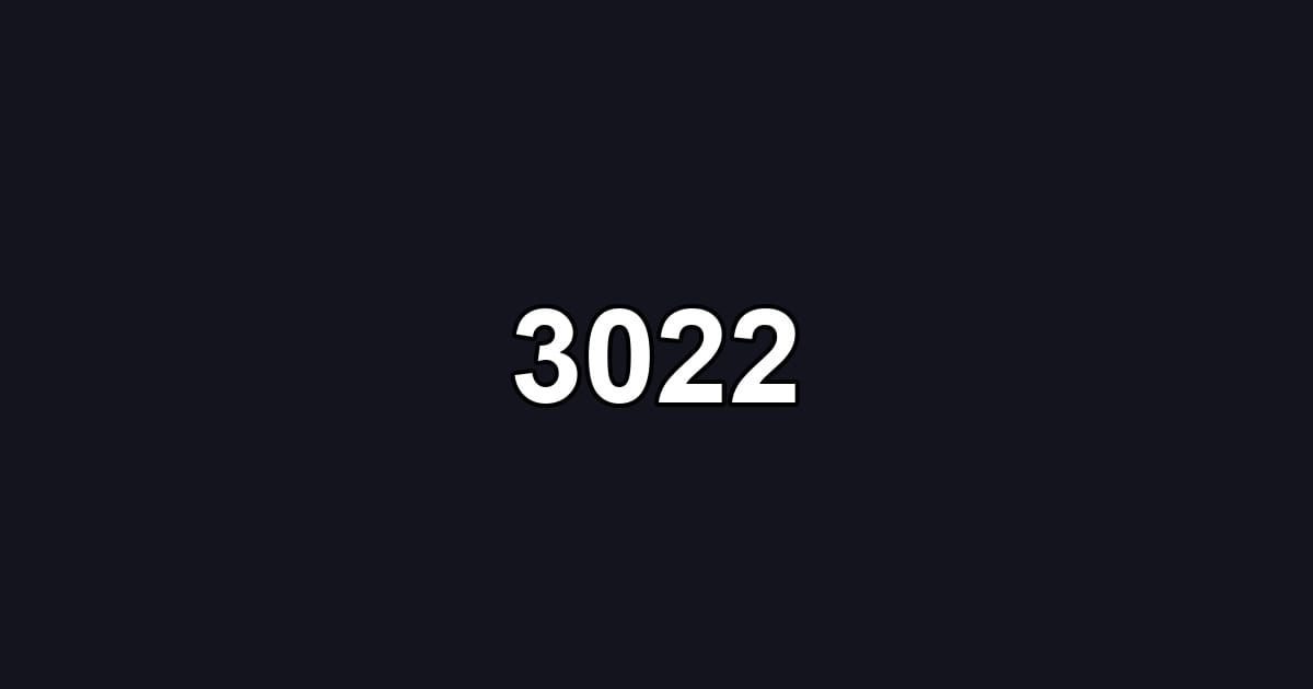 3022
