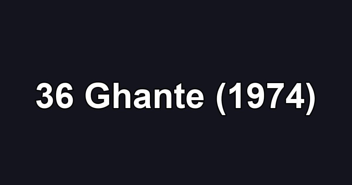 36 Ghante (1974)